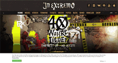 Desktop Screenshot of inextremo.de